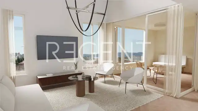 Trogir, Dragulin — dwupokojowe mieszkanie 60,53 m² na 1. piętrze, balkon 10,40 m²