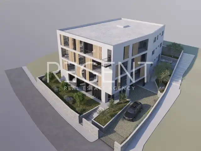 Korčula, Vela Luka - Exkluzívny byt vo výstavbe v prvom rade pri mori 118 m2