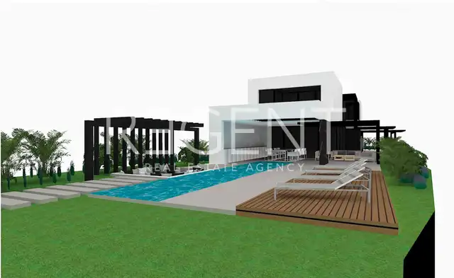 Korčula - građevinsko zemljište s projektom