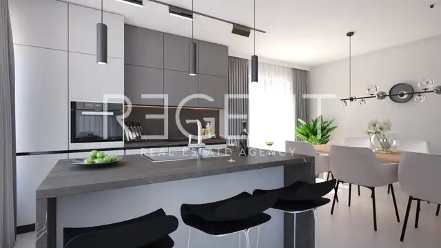 Split, Kaštela - Dvojizbový byt s terasou 135 m2 NOVÁ STAVBA