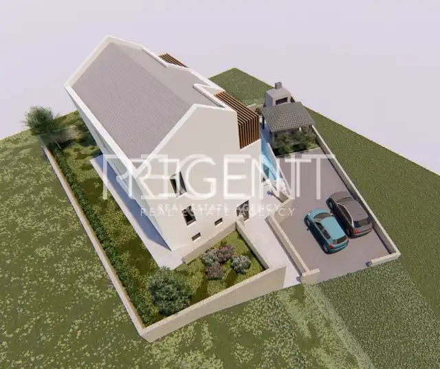 Trogir, Sevid - Luxusní vila s otevřeným výhledem na moře 165 m2