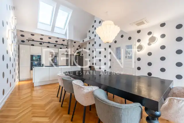 Zagreb, Gundulićeva – Authentique appartement en duplex avec terrasse