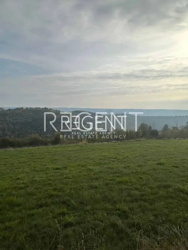 Istria, Oprtalj - Building land with a project, NEW PRICE!