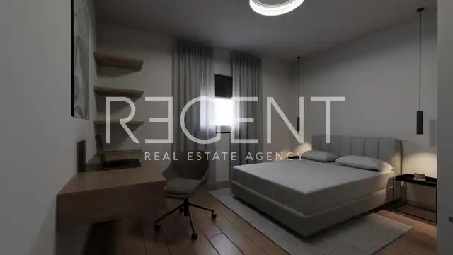 Постира, Брач – квартира 115 м² с террасой, гаражом и видом на море (S1)