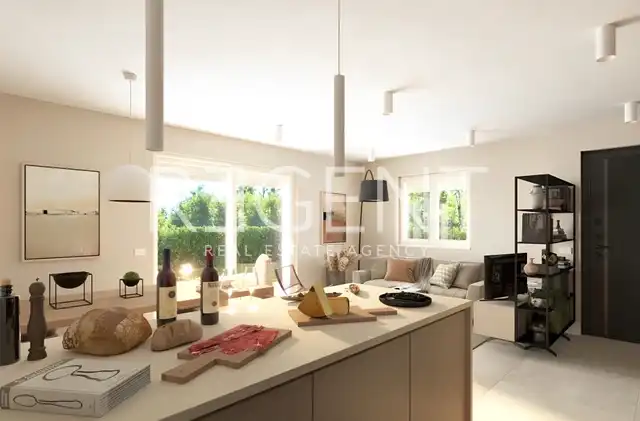Poreč, Vranići – Dvojizbový byt na prízemí 90,44 m2
