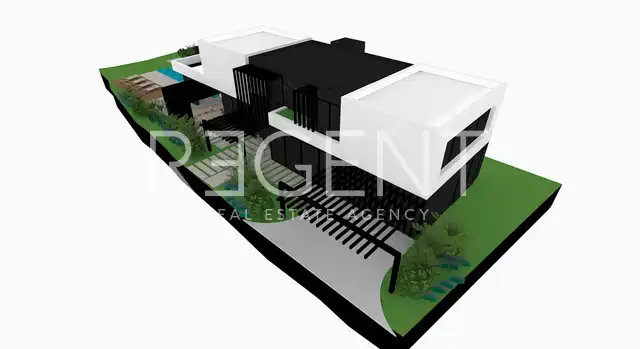Korčula - građevinsko zemljište s projektom