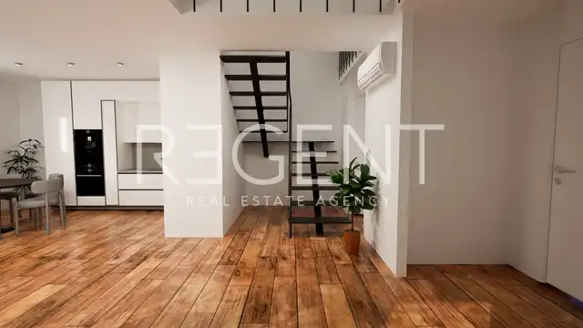 Makarska, Zelenka - Dvojpodlažný penthouse v novostavbe s garážou