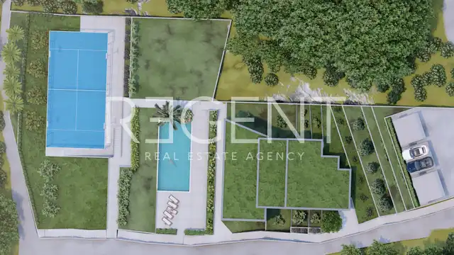 Omiš, Borak – Pozemok s projektom na výstavbu troch luxusných víl 2460m2