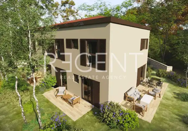 Omišalj, île de Krk – Appartement T2 de 74 m² avec balcon, débarras et 2 places de parking extérieures