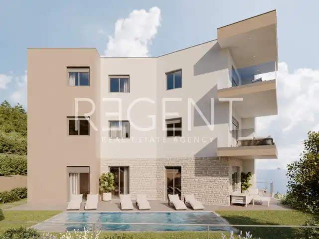 Hvar, Zavala - Dvoupokojový byt s krytou terasou
