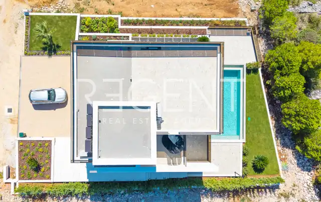 Pakoštane, Drage - Villa, infinity bazen, rooftop, pogled na more
