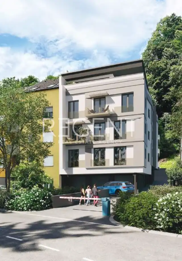 Záhřeb, Črnomerec – Moderní třípokojový byt 60 m2, novostavba