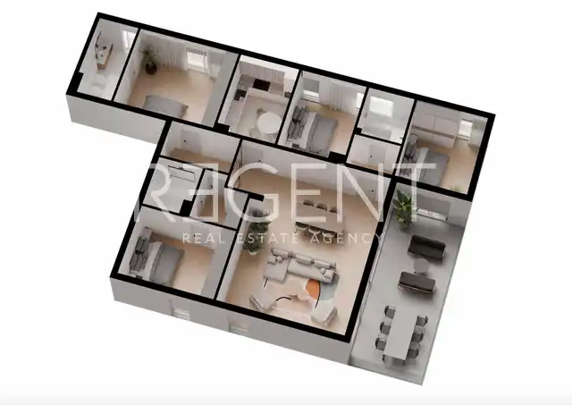Spalato, Meje - Appartamento trilocale con terrazzo e giardino