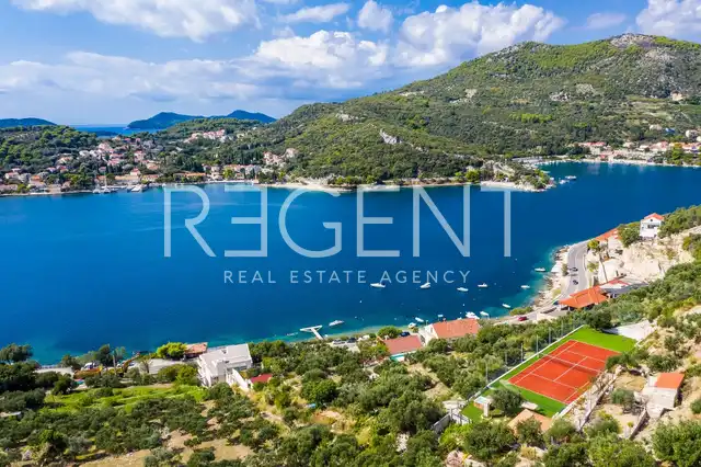 Dubrovnik, Zaton - Maison en pierre avec court de tennis et oliveraie
