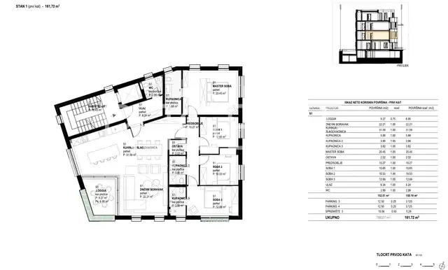 Komerčný priestor 151 m², Heinzelova — novostavba