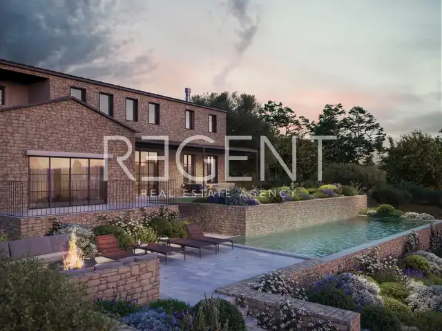 Brtonigla – kamena vila 270m² s grijanim bazenom i wellnessom