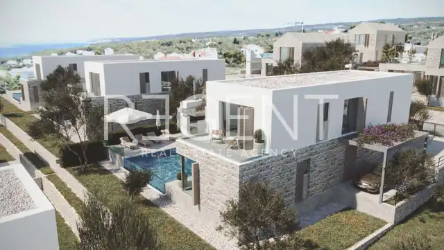 Brač, Supetar - Vila s bazénom v luxusnom komplexe 255 m2