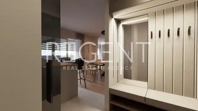 Brač, Postira – penthouse S3 avec terrasse sur le toit, garage et vue