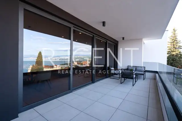 Opatija – Moderne 3-Zimmer-Wohnung mit Meerblick 134,8 m2