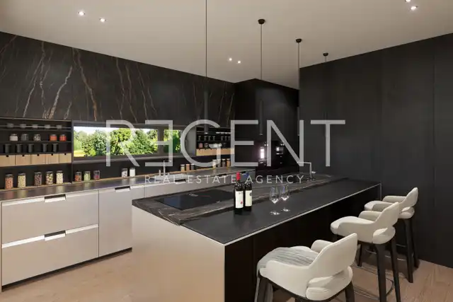 Истра, Каштелир - Вилла 450 м², винный погреб, велнес, гараж