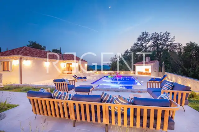 Dubrovník, Konavle – Elegantná rezidencia s bazénom 410 m2