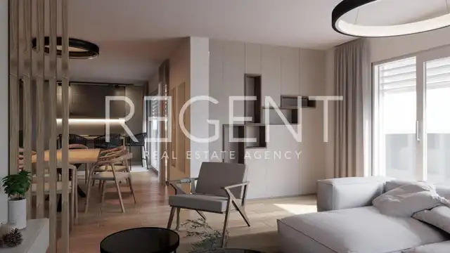 Постира, Брач – квартира 115 м² с террасой, гаражом и видом на море (S2)