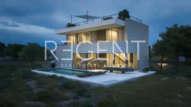 Sukošan – Luksuzna moderna vila s bazenom 411 m2