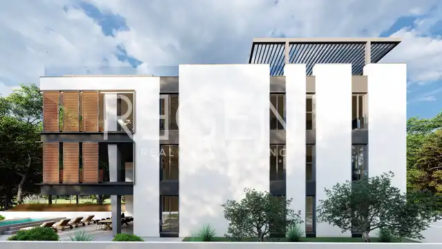 Zadar, Diklo - Luxusní čtyřpokojový byt se střešní terasou 151 m2, NOVÁ STAVBA