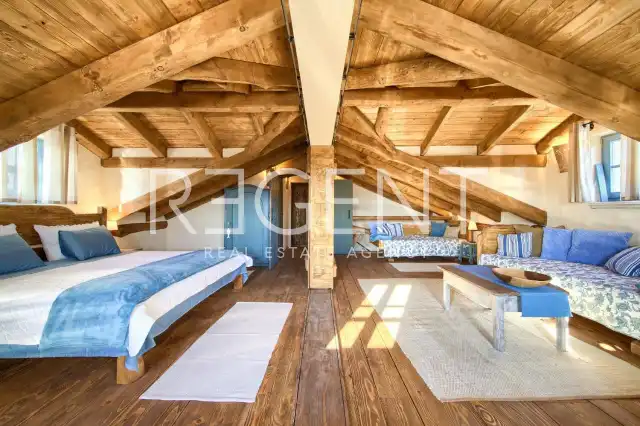 Krk, Malinska - Semi-detached villa with pool and sea view