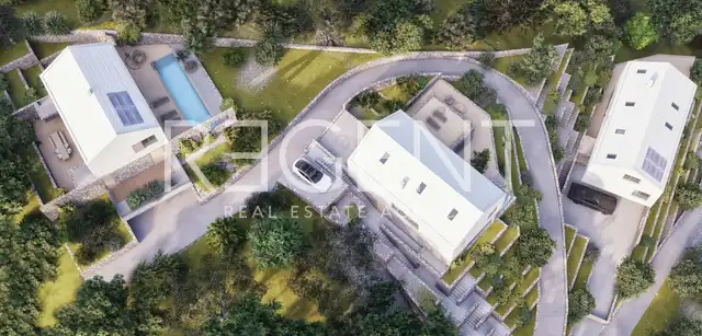 Brač, Farska - stavebný pozemok s projektom, 836m2