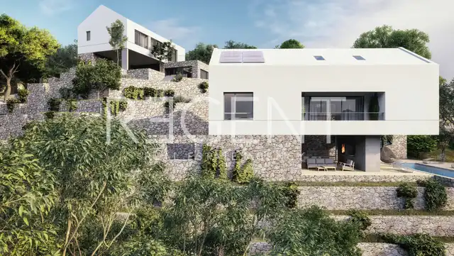 Brac, Farska - building plot with project 909m2