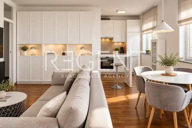 Třípokojový byt 76,09 m², výhled na jezero, parkování – Jarun