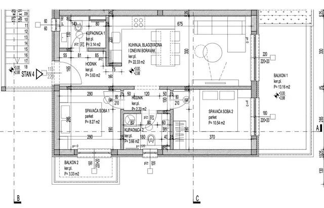 RE485652Plan piętra - S4