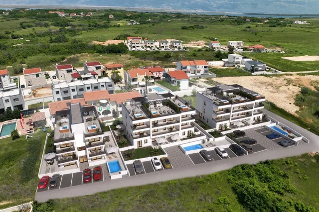 Zadar, Privlaka - Luxusné sídlisko troch obytných víl 70 m od mora