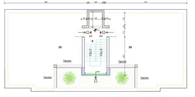RE950426Roof terrace floor plan