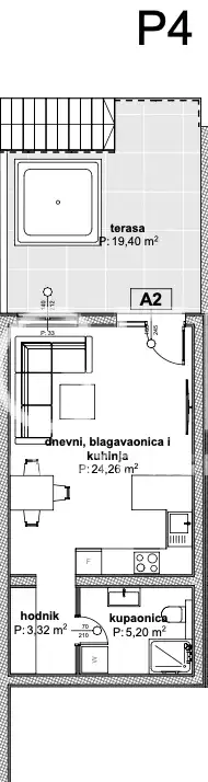 RE85195PŮDORYS BYTU