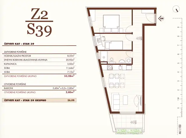 RE620425Tlocrt - Z2 - S39