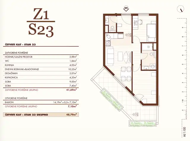 RE266586Tlocrt - Z1 - S23