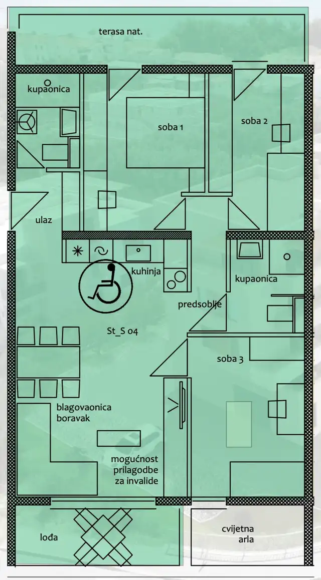 RE920323Půdorys - S4
