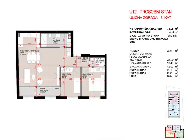 RE420094Půdorys bytu