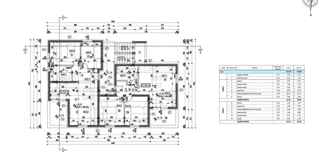RE259211План - Квартира Б - Середина здания