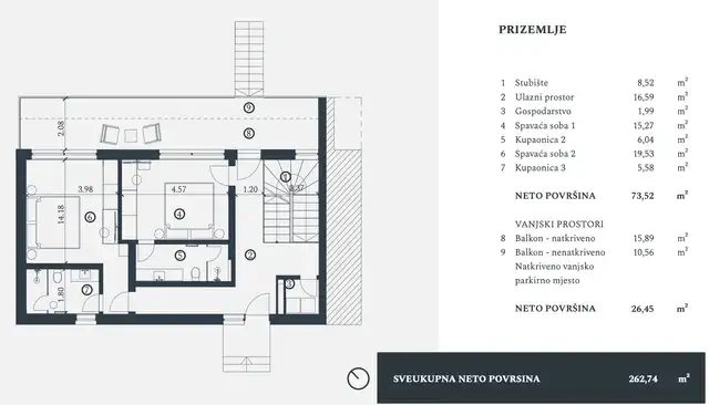 RE635980Tlocrt prizemlja