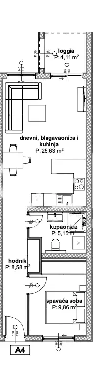 RE82092PŮDORYS BYTU