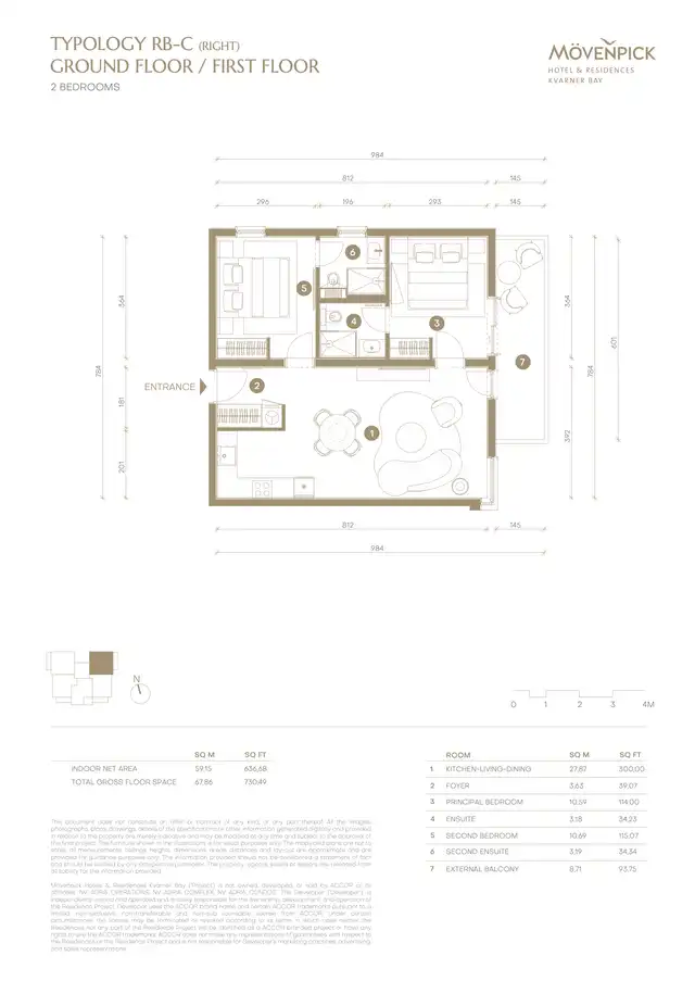RE832001Tlocrt apartmana
