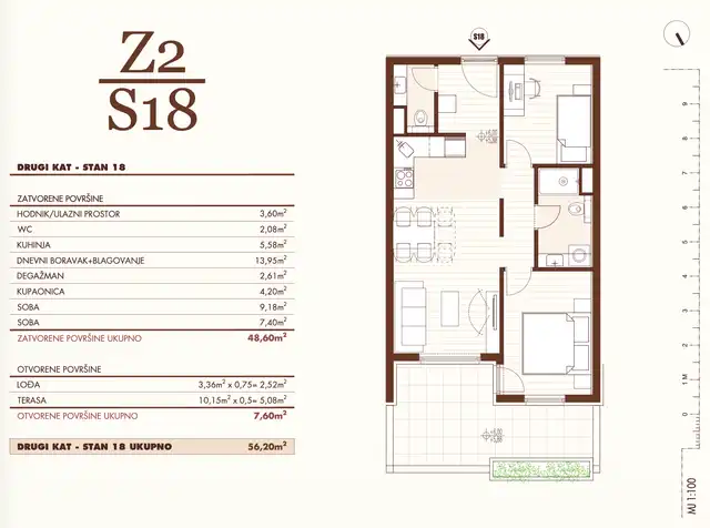 RE680960Tlocrt - Z2 - S18