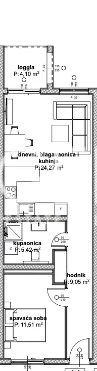 RE85201PŮDORYS BYTU