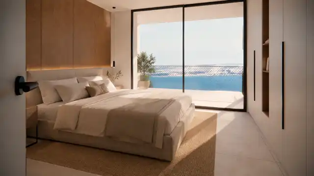 Ugljan — construction neuve avec 4 appartements, parking et vue sur la mer