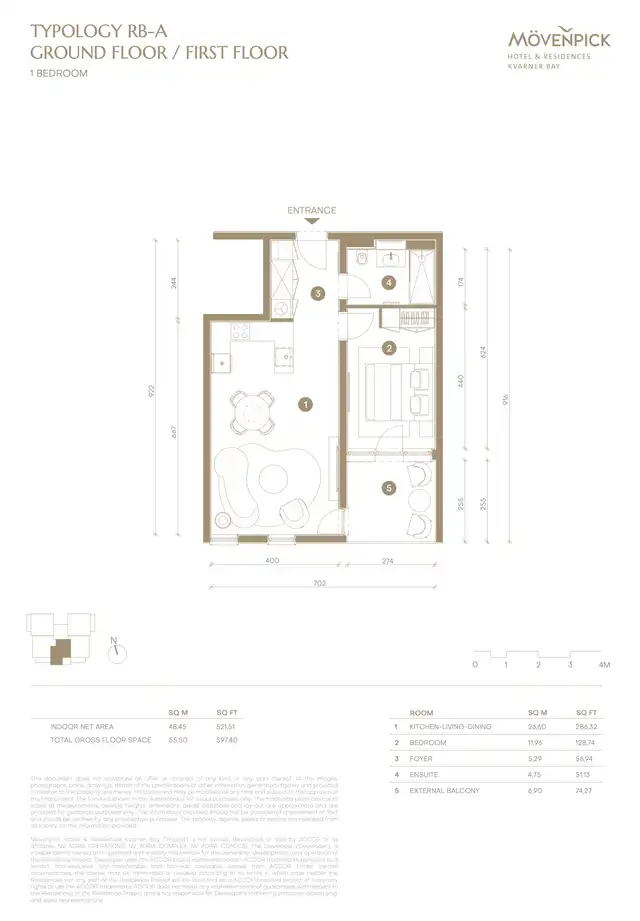 RE718867Tlocrt apartmana