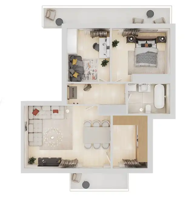 RE570154Apartment floor plan