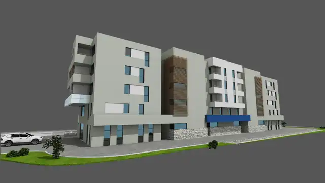 Trogir, Brigi - Moderní obytně-komerční novostavba